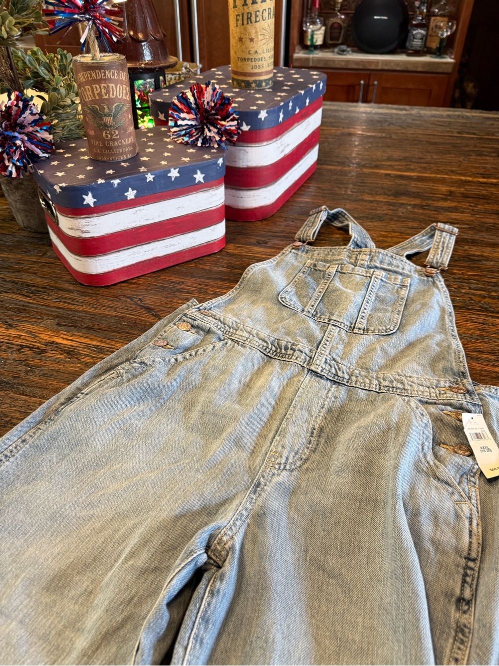 GAP Light Wash Denim Overalls NWT XXXL or 18 - 20